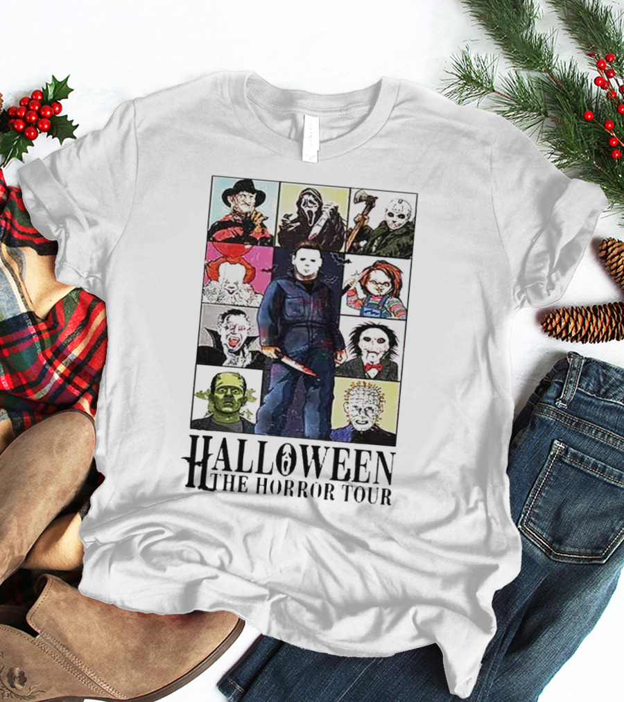 Halloween Horror Movie Characters The Horror Tour T-Shirt