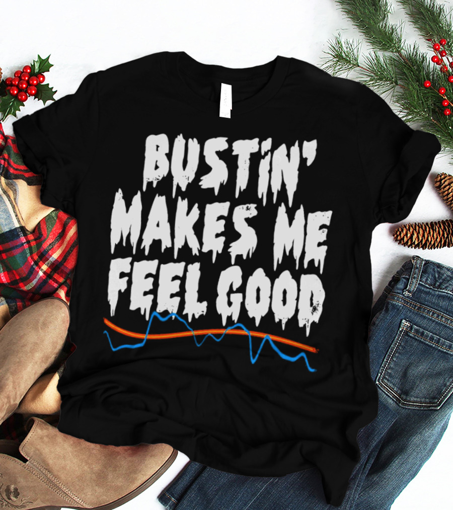 Bustin' Makes Me Feel Good Ghostbusters Electro Wave T-Shirt