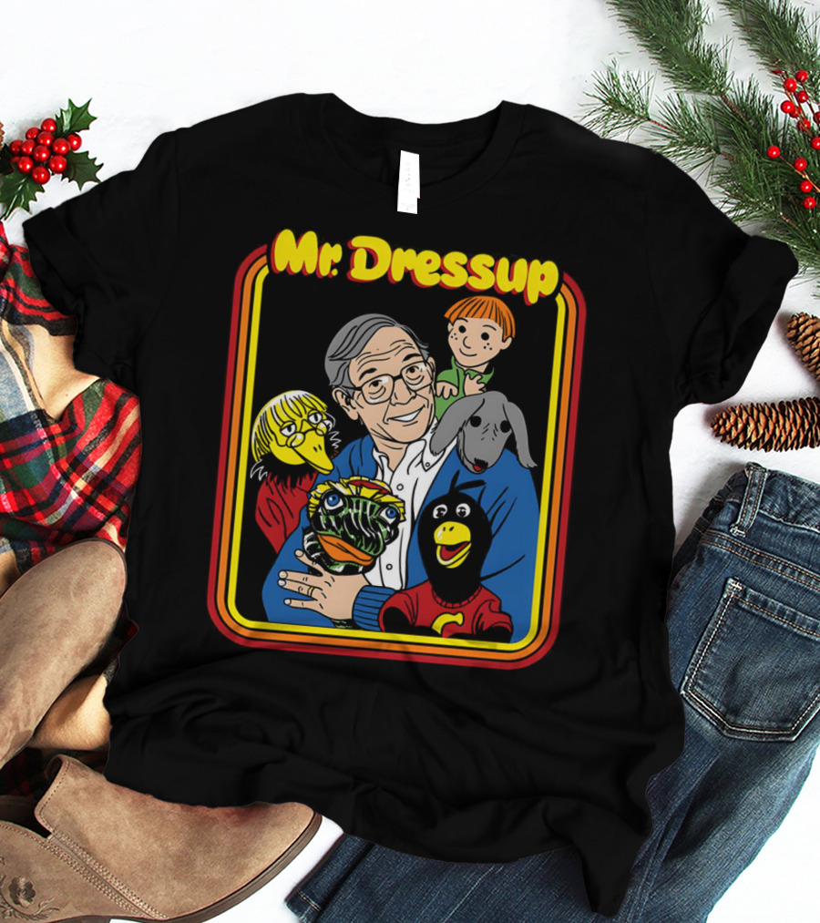 Mr. Dressup With Friends And Puppets Illustration CBC Collaboration T-Shirt