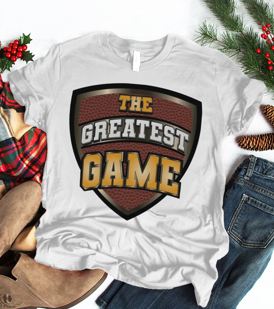 The Greatest Game Basketball Shield T-Shirt