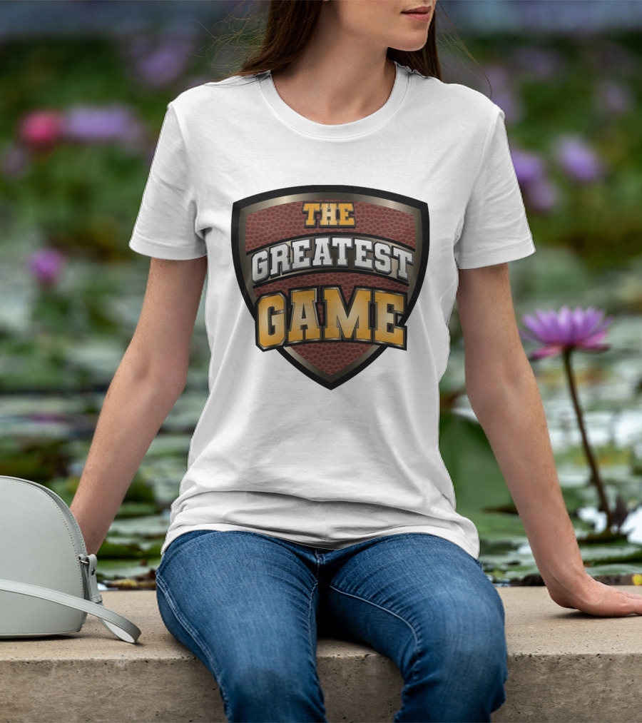 The Greatest Game Basketball Shield T-Shirt