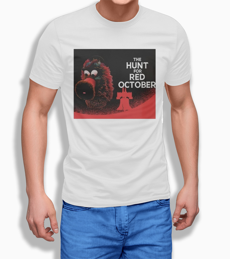Philadelphia Phillies The Hunt for Red October Phillie Phanatic Fusion T-Shirt