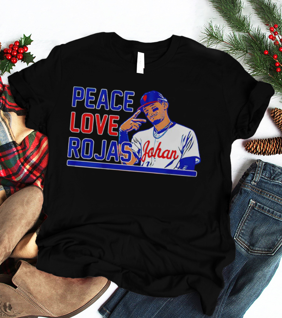 Peace Love Rojas Johan Philadelphia Phillies T-Shirt