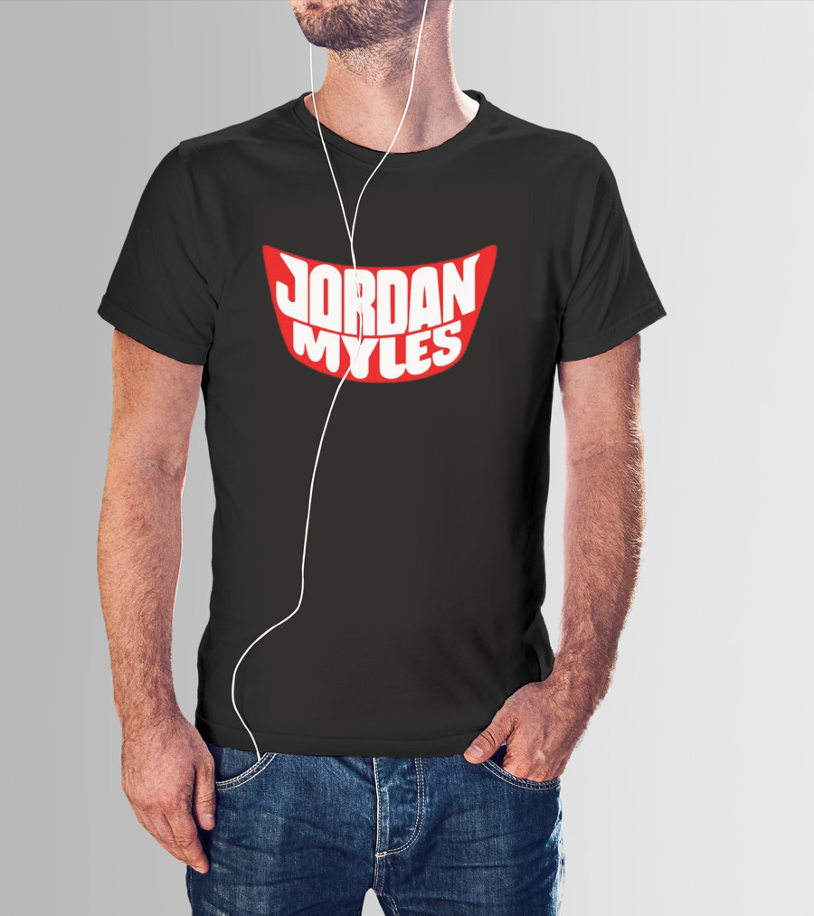 Jordan Myles Red And White T-Shirt