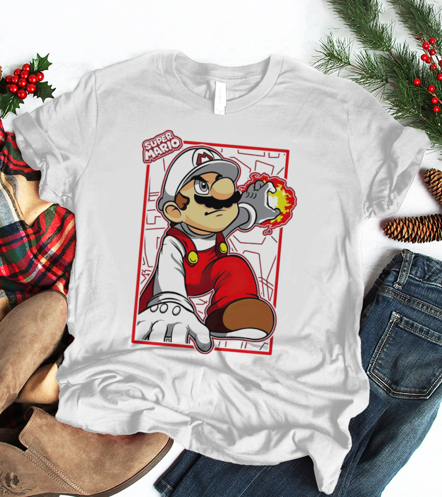 Super Mario Fire Power T-Shirt