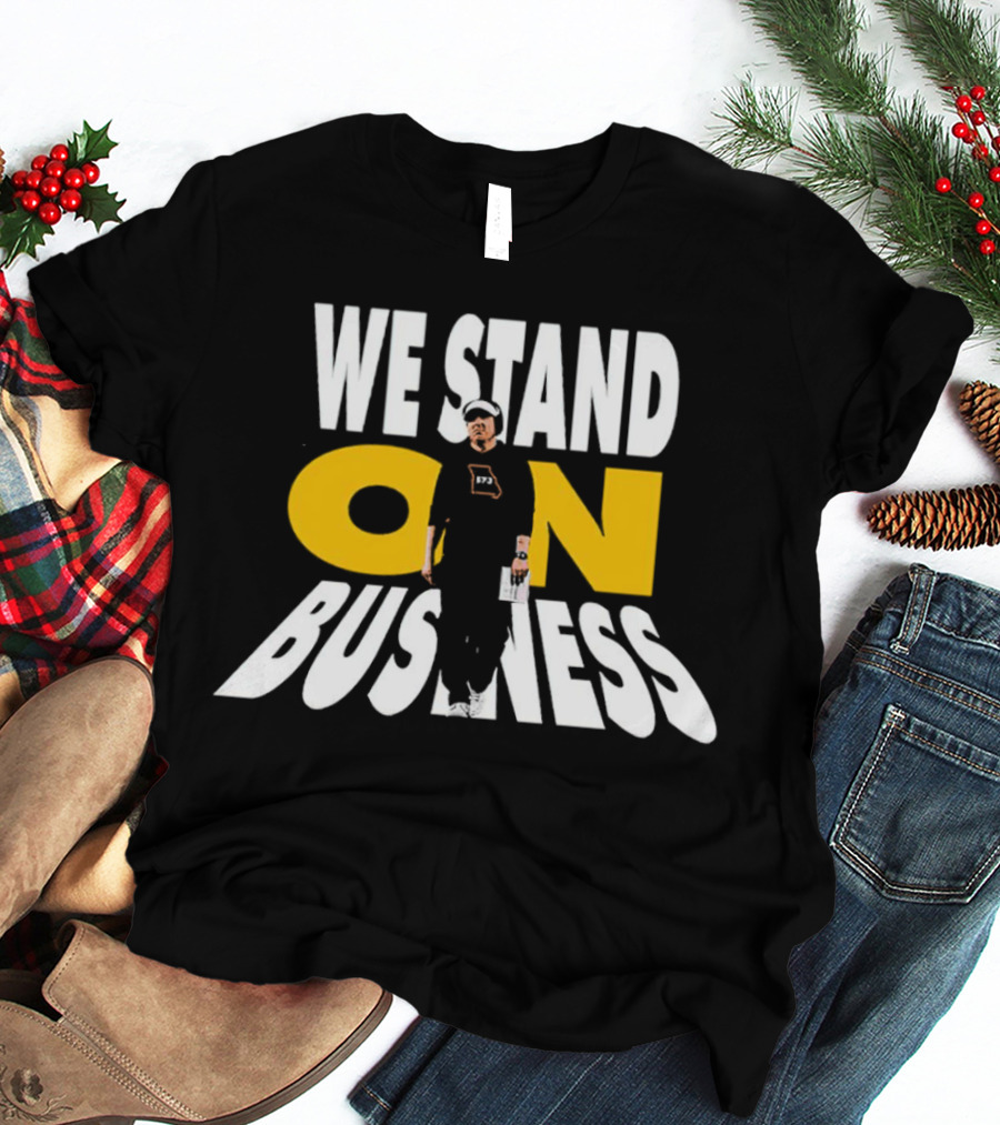 We Stand On Business 673 Brand Apparel Icon With Figure T-Shirt