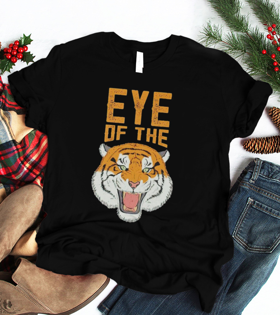 Eye Of The Tiger Fierce Roaring Tiger Face T-Shirt