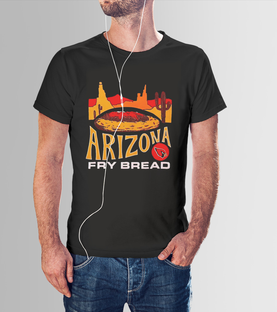 Arizona Fry Bread Arizona Cardinals NFL Desert Scene T-Shirt
