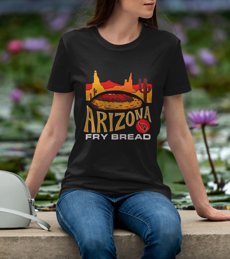 Arizona Fry Bread Arizona Cardinals NFL Desert Scene T-Shirt