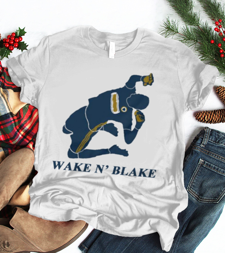 WAKE N' BLAKE Sports Jogging Exercise T-Shirt