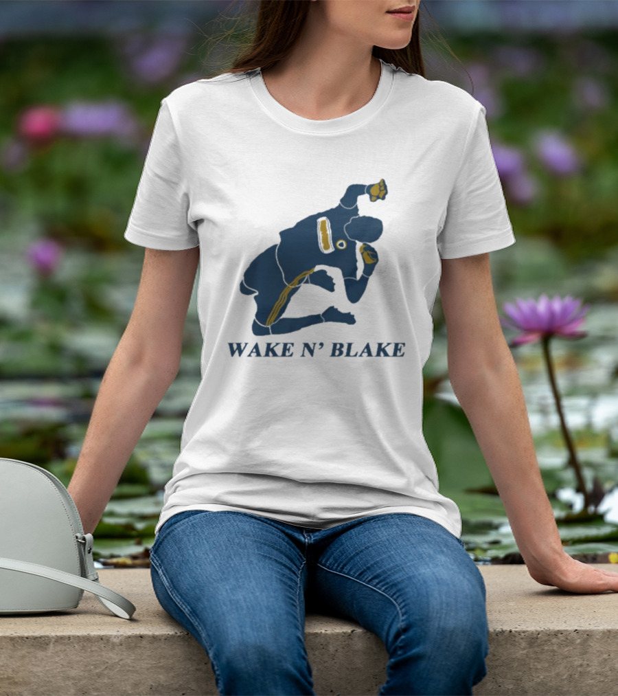 WAKE N' BLAKE Sports Jogging Exercise T-Shirt