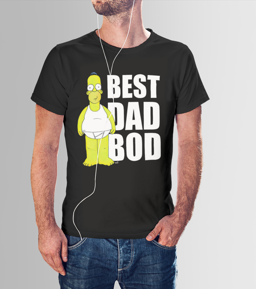 Homer Simpson Best Dad Bod The Simpsons T-Shirt