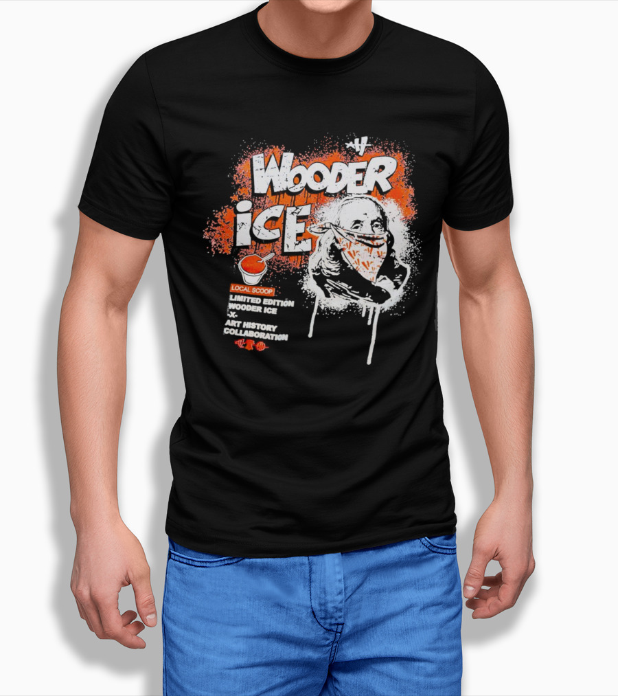 Wooder Ice Local Scoop Art History Collaboration T-Shirt