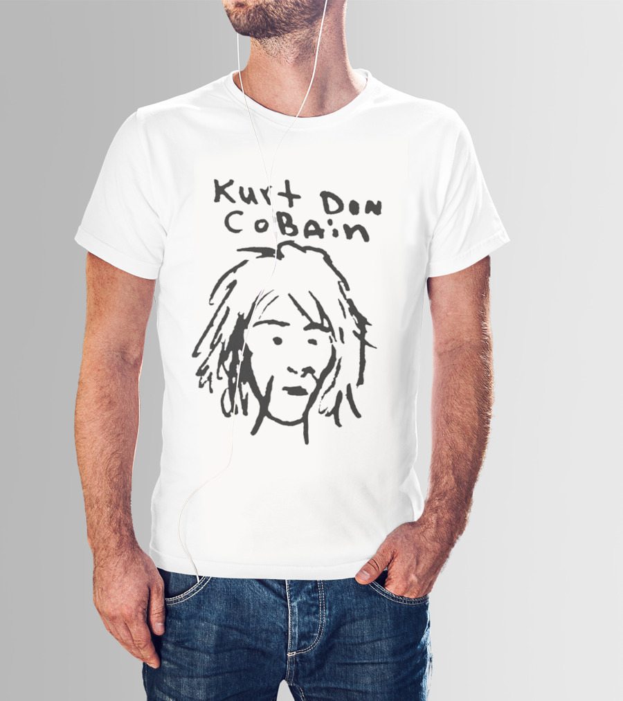Kurt Don Cobain Draw T-Shirt