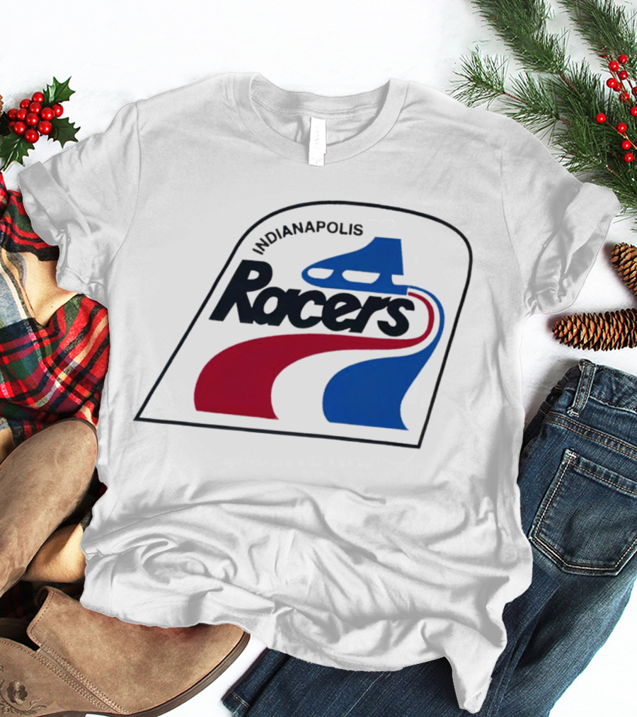 Indianapolis Racers Logo World Hockey Association T-Shirt