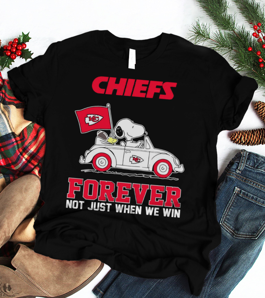 Chiefs Snoopy Forever Not Just When We Win T-Shirt