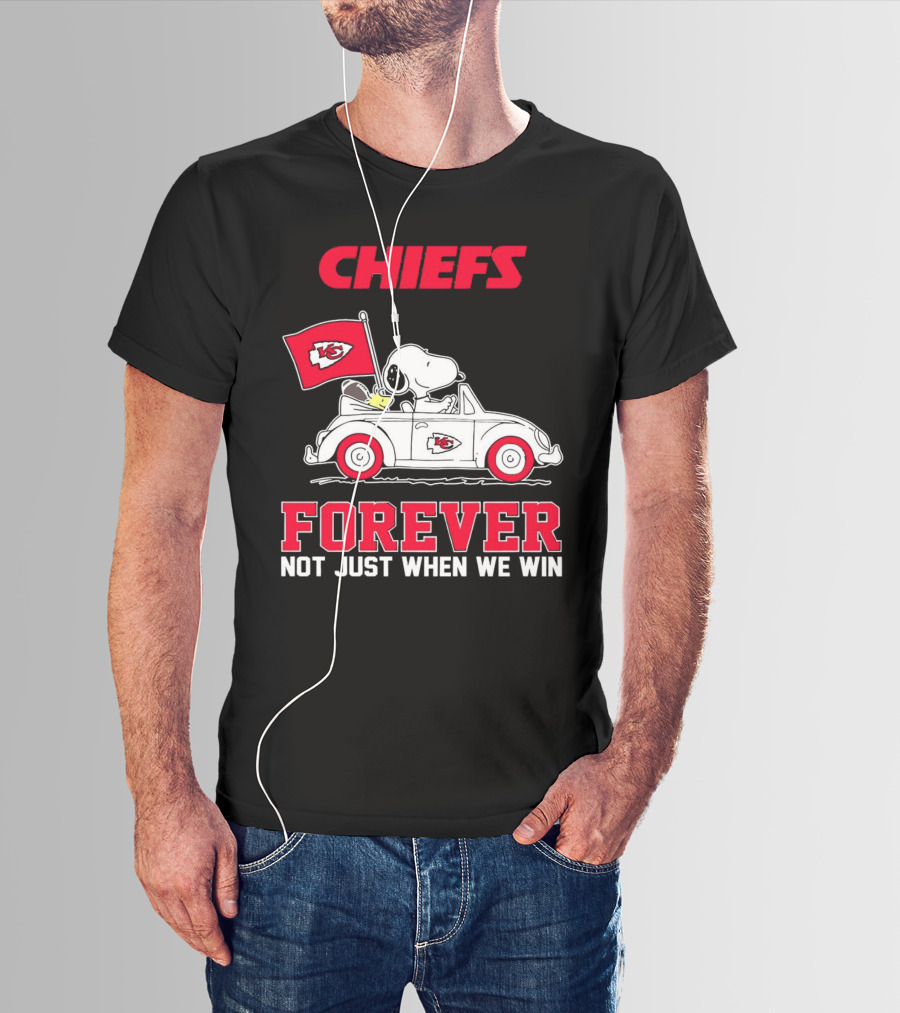 Chiefs Snoopy Forever Not Just When We Win T-Shirt