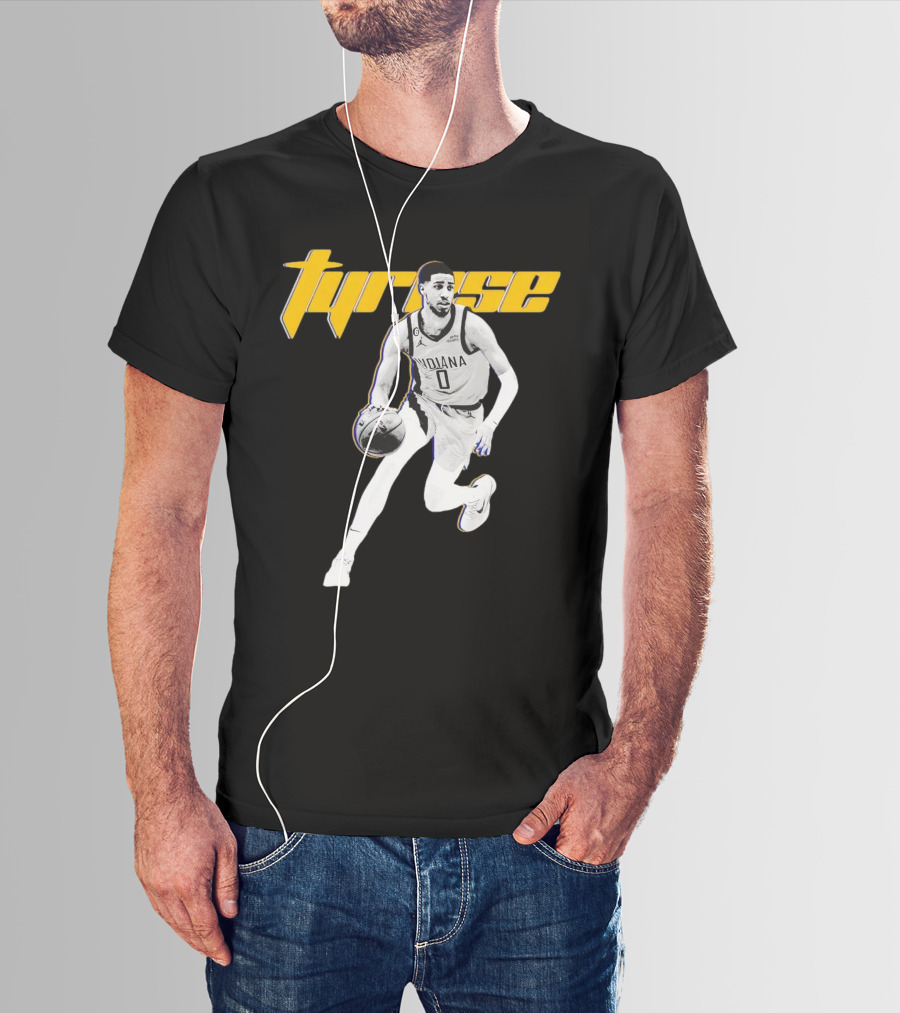 Tyrese Haliburton 0 Indiana Pacers Basketball Player T-Shirt