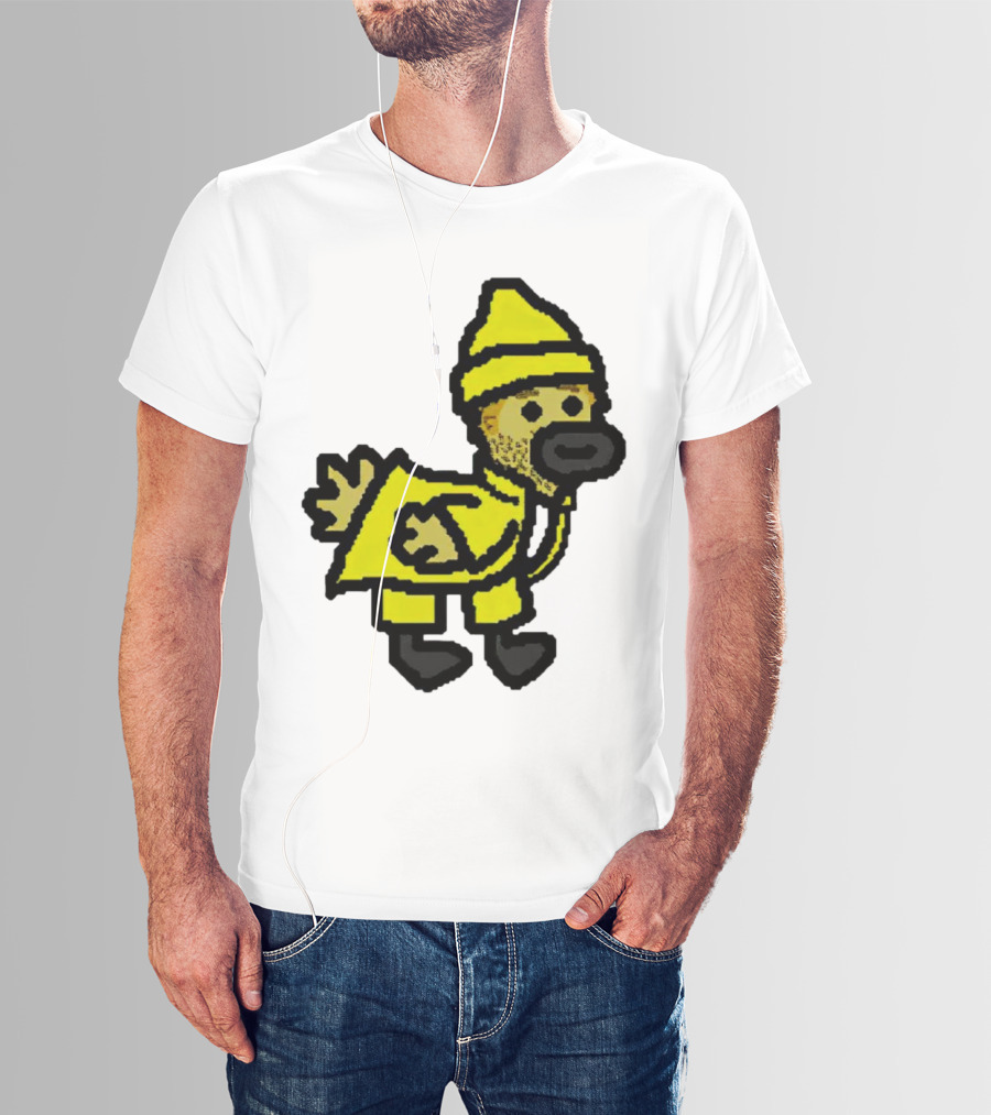 Fall Guy Gosling Bearded Yellow Raincoat Sprite T-Shirt