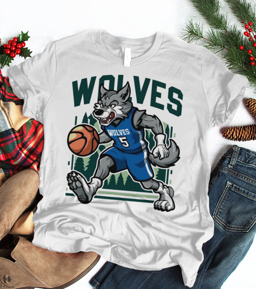 Wolves Basketball Vintage Minnesota Timberwolves T-Shirt