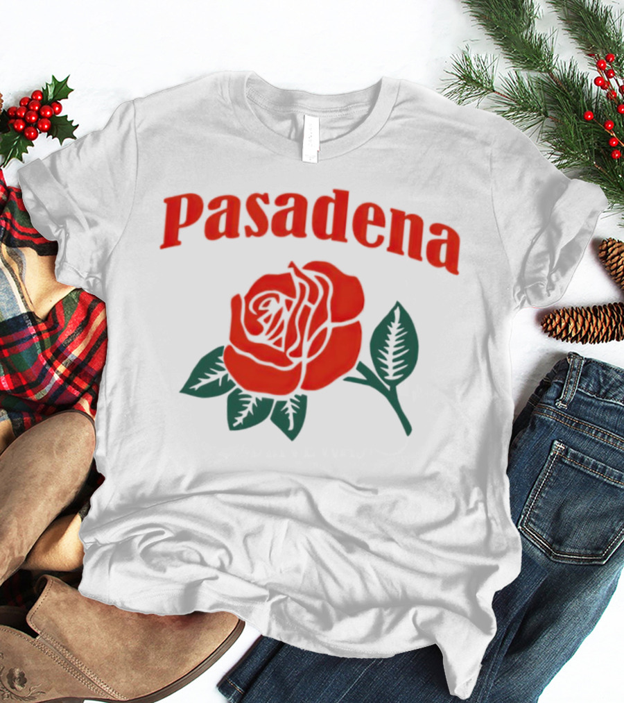 Pasadena Vintage Red Rose T-Shirt