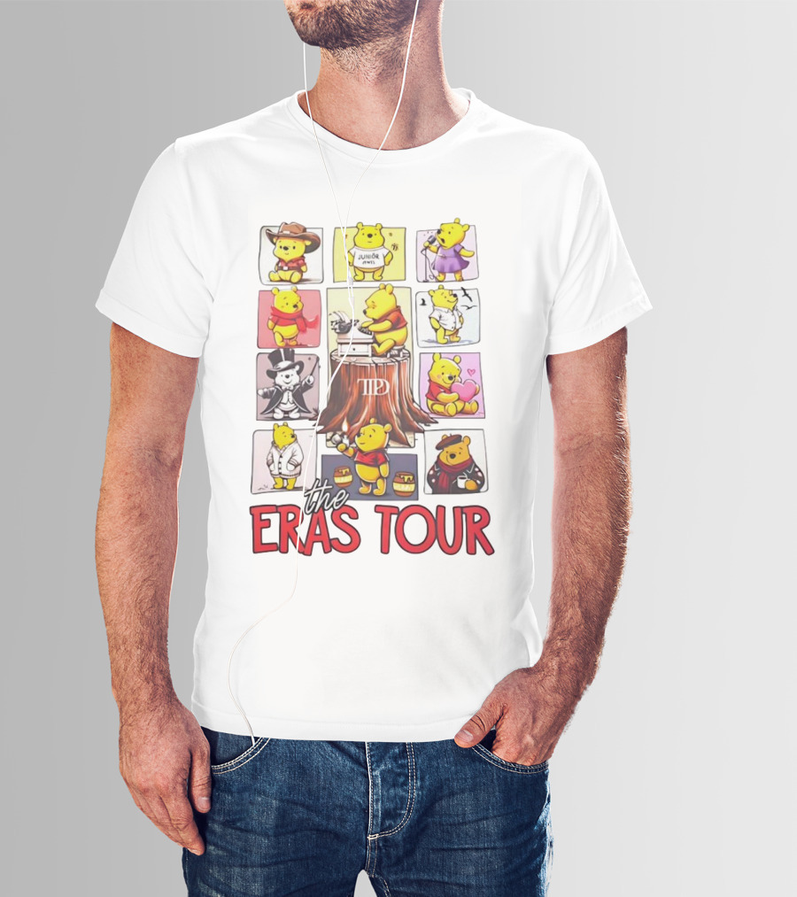 Winnie The Pooh In Diverse Costumes The Eras Tour T-Shirt