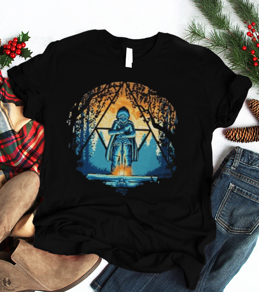 Zelda Triforce Sword Forest Twilight Adventure T-Shirt