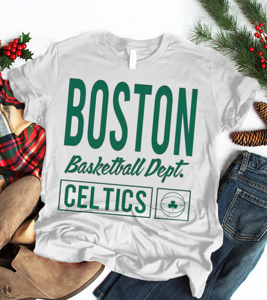 Boston Celtics Basketball Dept Celtics Shamrock T-Shirt