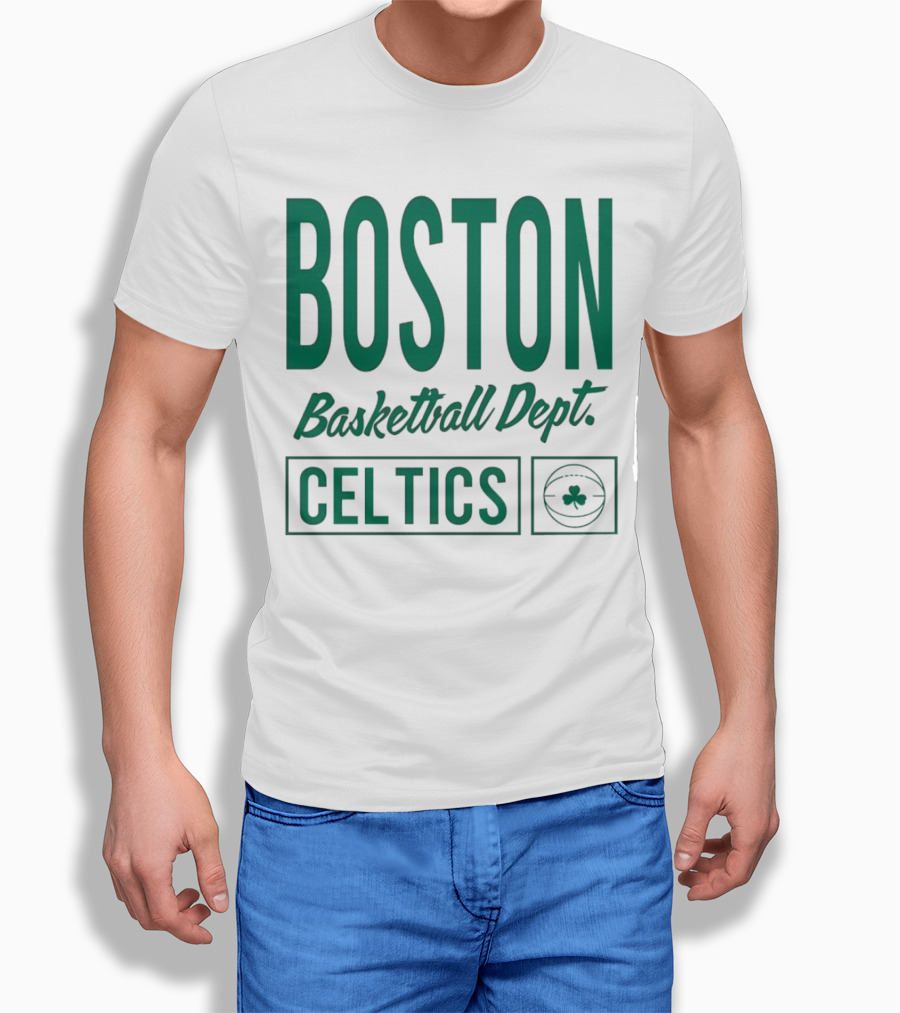 Boston Celtics Basketball Dept Celtics Shamrock T-Shirt