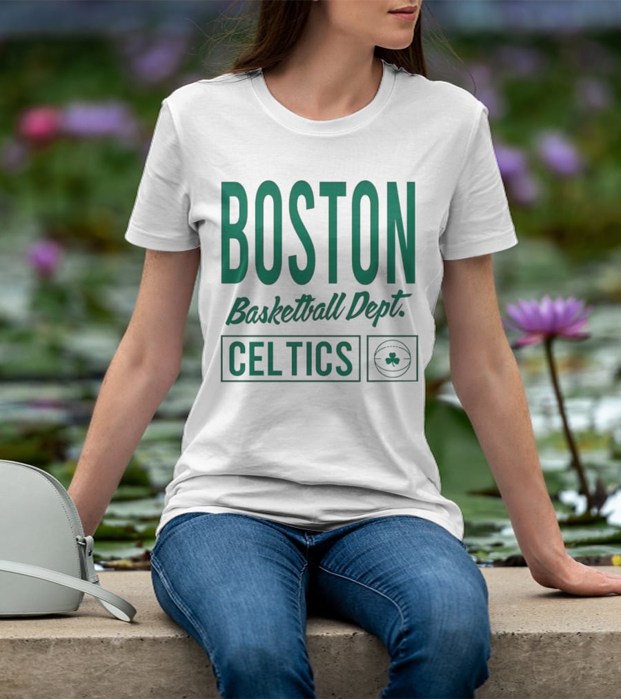 Boston Celtics Basketball Dept Celtics Shamrock T-Shirt