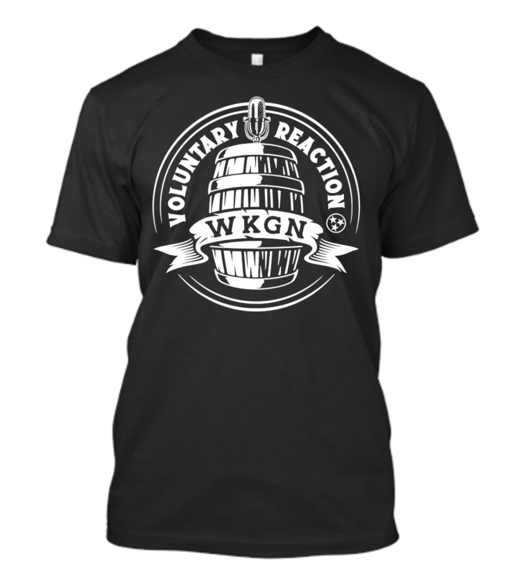 Voluntary Reaction WKGN Microphone Barrel T-Shirt