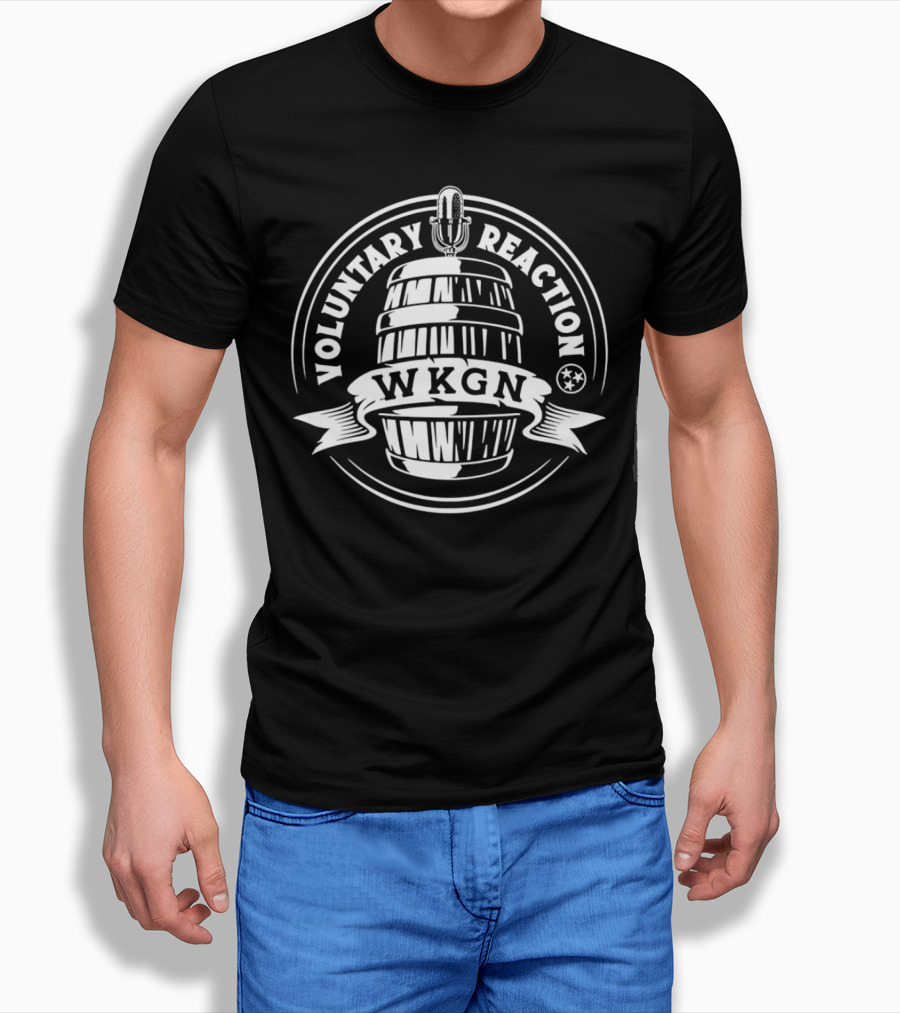 Voluntary Reaction WKGN Microphone Barrel T-Shirt