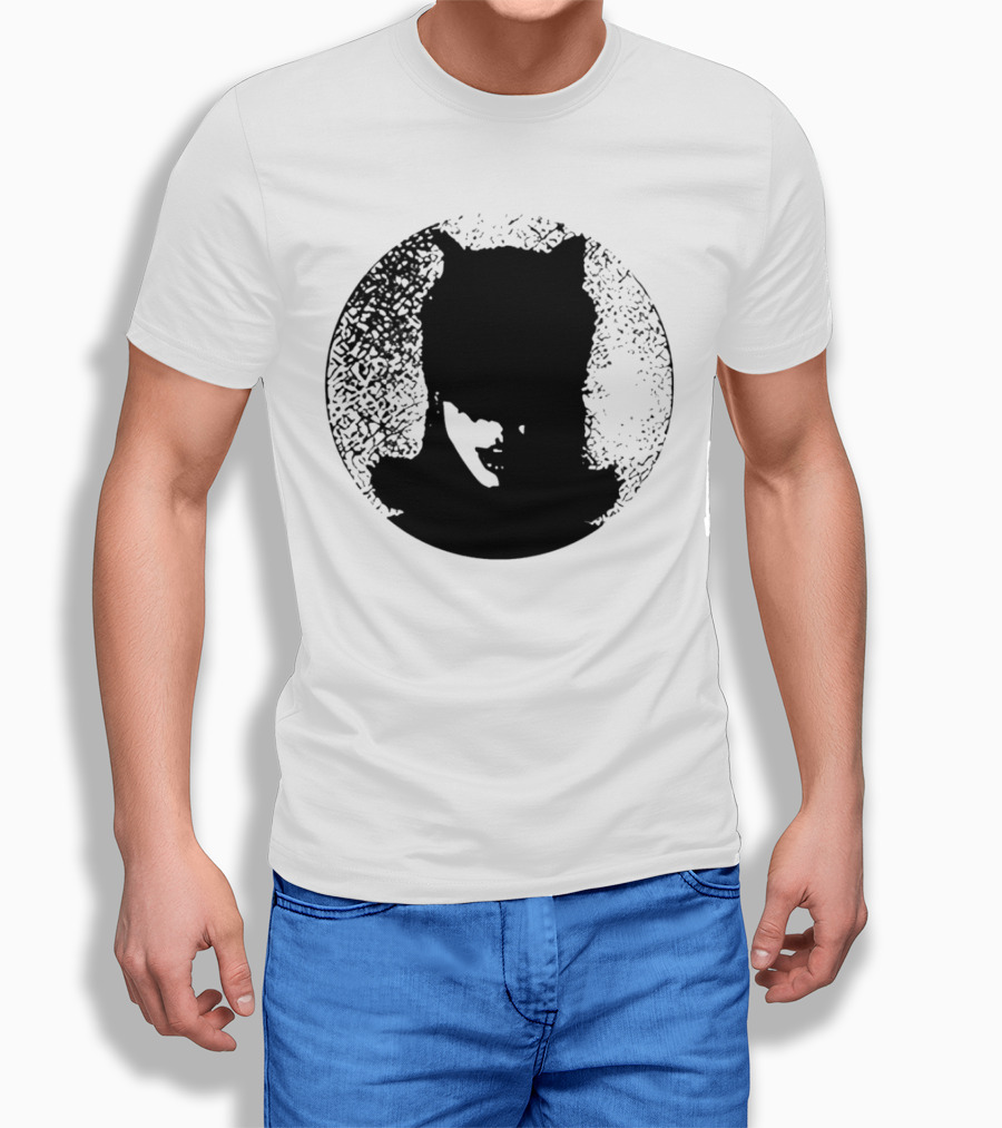 Batwoman The Boy is Mine Dark Silhouette Circle T-Shirt