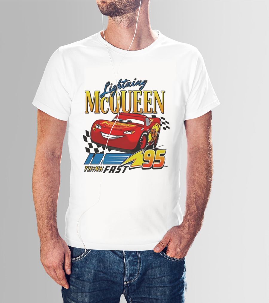 Lightning McQueen 95 Think Fast Racing Adventure T-Shirt