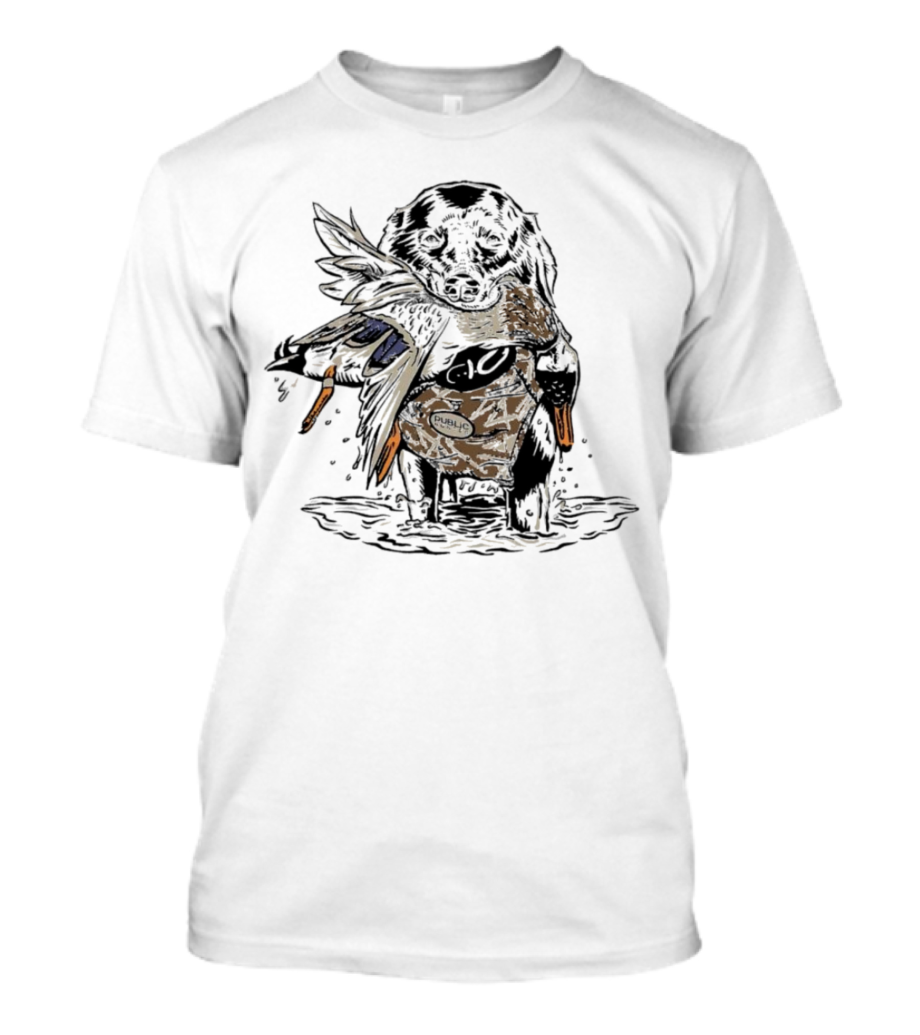 Ole’ Smoke Public Enemy Dog Hunting Duck T-Shirt