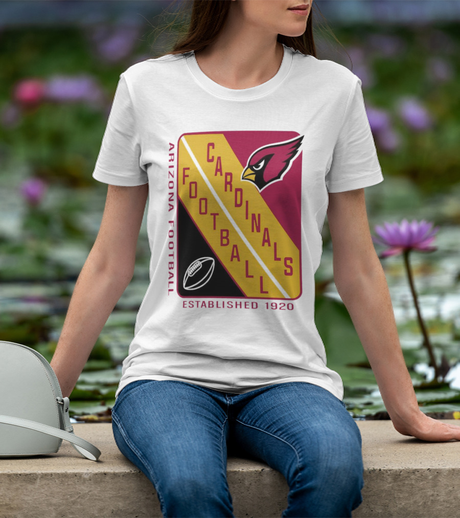 Arizona Cardinals Football Established 1920 Starter Shield T-Shirt