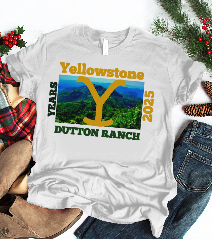 Yellowstone Y Years 2025 Dutton Ranch T-Shirt