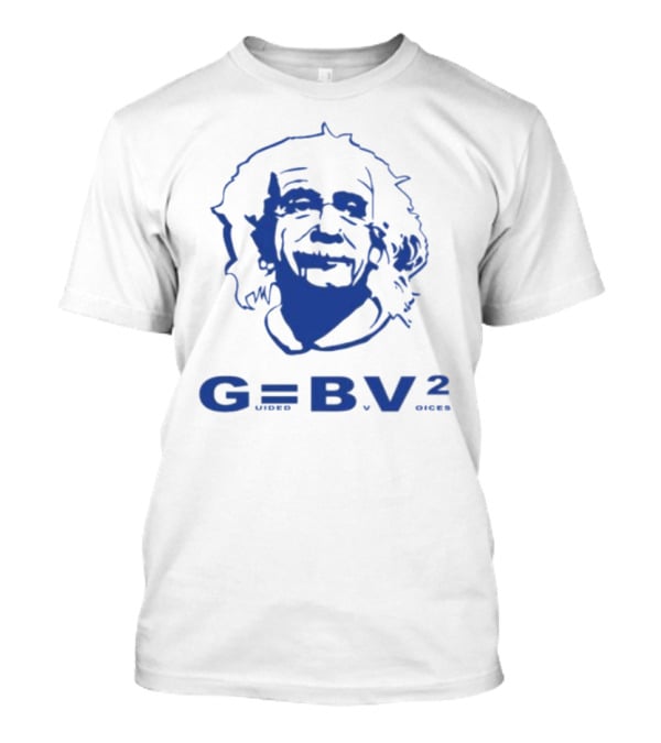 Guided By Voices Albert Einstein G=BV² Blue T-Shirt