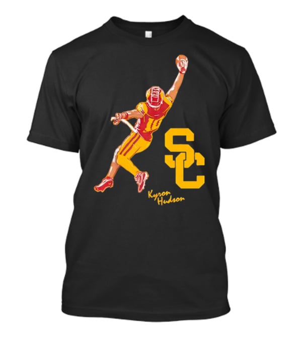 Kyron Hudson USC Trojans Football Catch T-Shirt