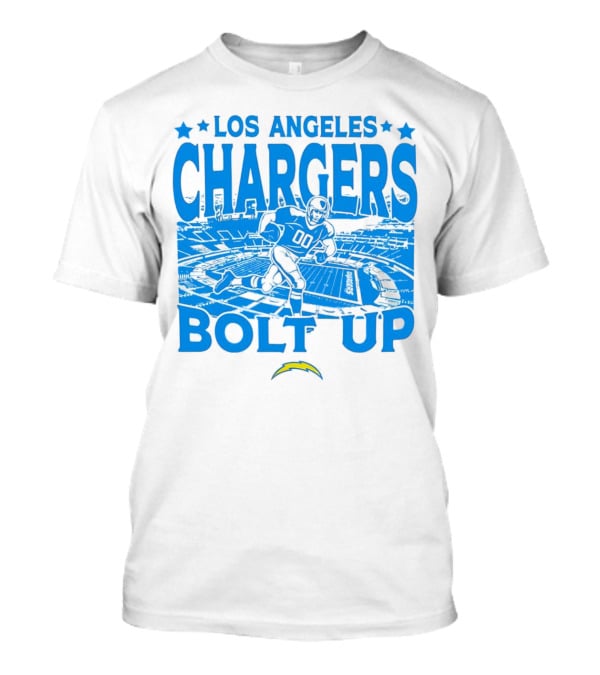 Los Angeles Chargers Bolt Up Gameday Football Stadium T-Shirt