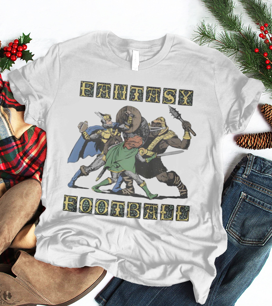 Fantasy Football Adventurous Warrior Battle T-Shirt
