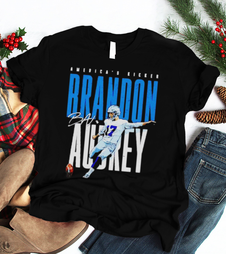 America's Kicker Brandon Aubrey Dallas Cowboys Signature T-Shirt