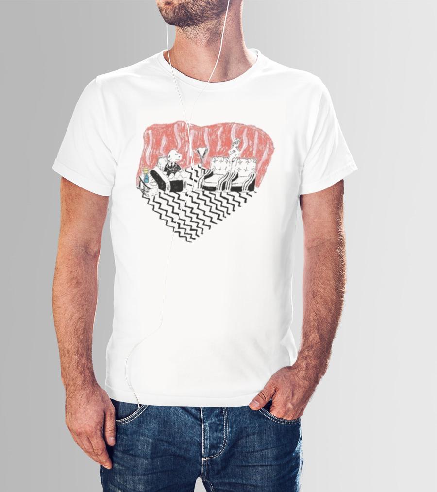 Sandw1tch Dale Snooper Twin Peaks Zigzag Room Scene T-Shirt