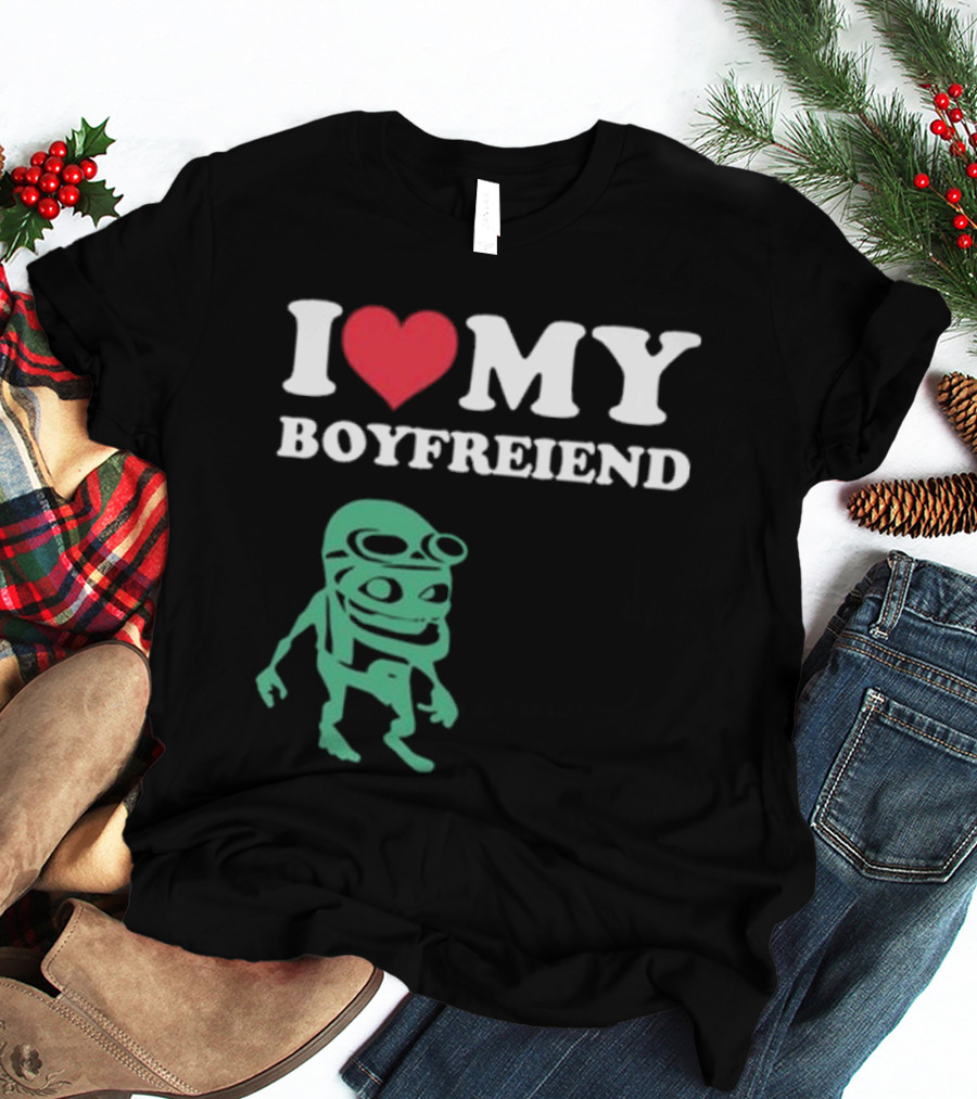 I Love My Boyfriend Crazy Frog Joey Valence T-Shirt