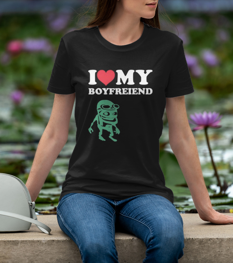 I Love My Boyfriend Crazy Frog Joey Valence T-Shirt