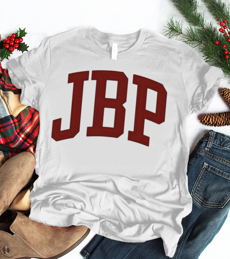 JBP Cream Bold Red Letters T-Shirt