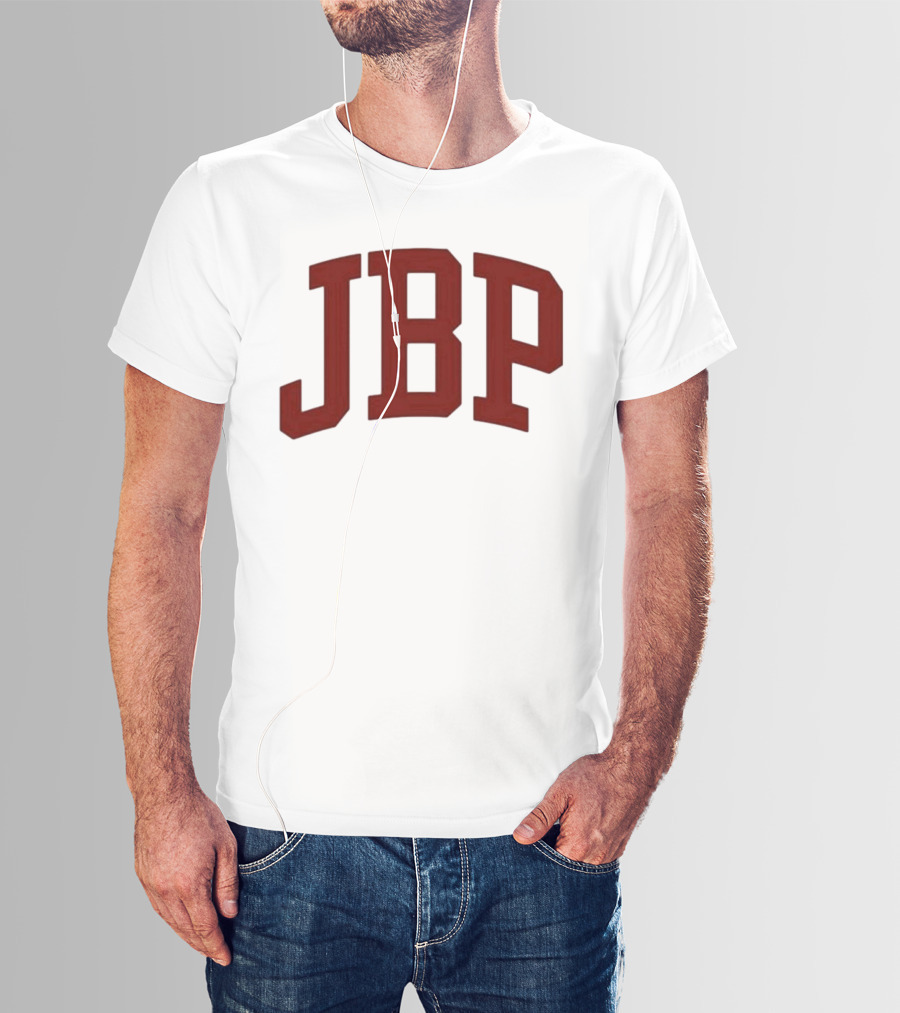 JBP Cream Bold Red Letters T-Shirt