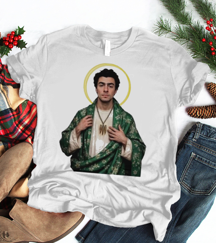 Luigi Mansion Nicola Holy Icon Green Robe T-Shirt