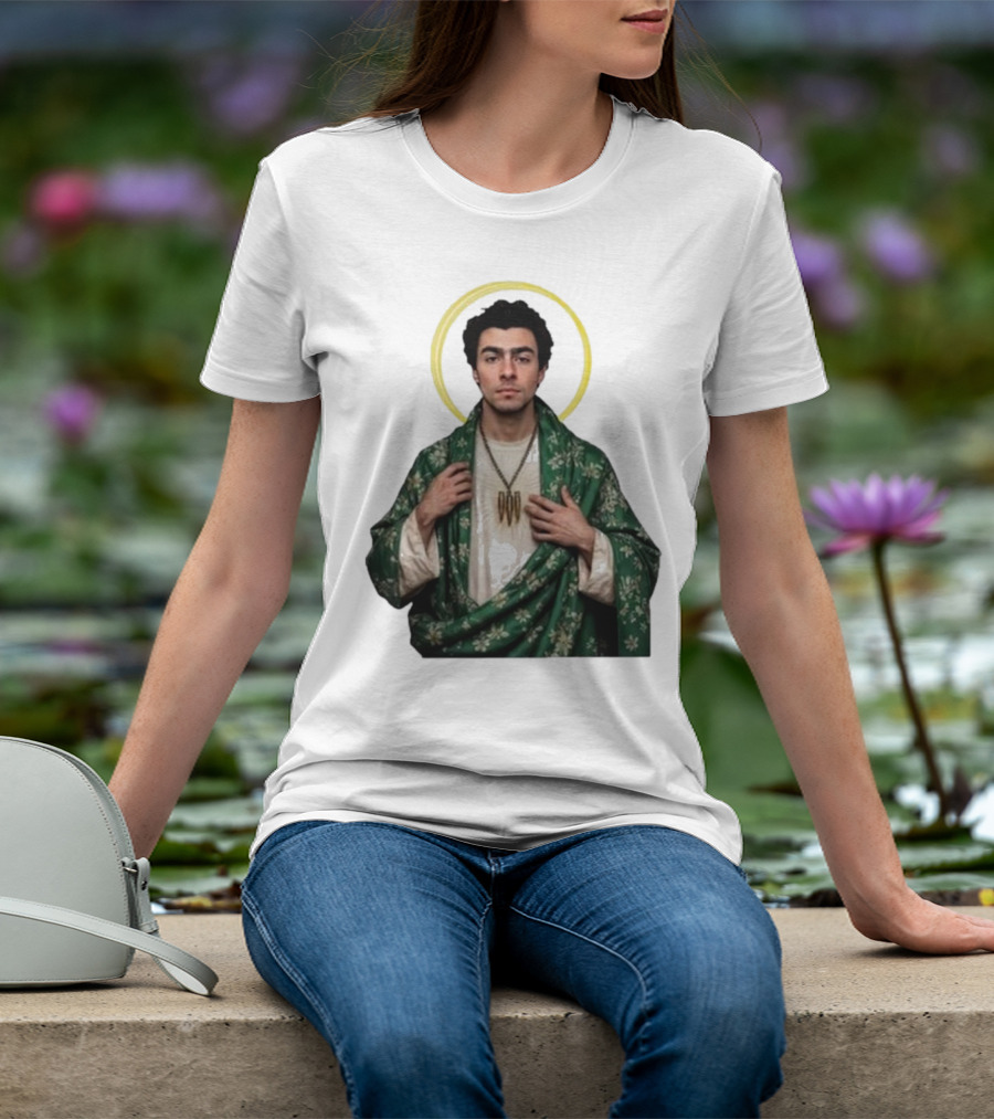Luigi Mansion Nicola Holy Icon Green Robe T-Shirt