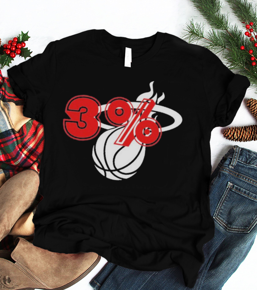 3% Heat Culture Miami Basketball T-Shirt